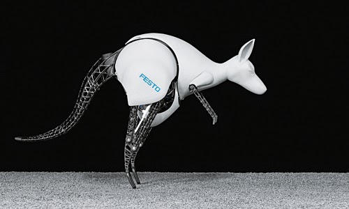 Festo’s BionicKangaroo - energy-efficient jump kinematics based on a natural model