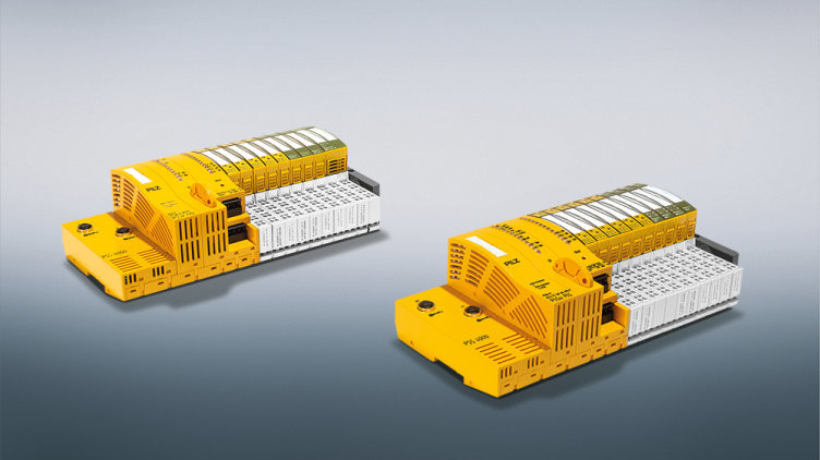 M12 interfaces for safe signal transfer on Pilz PSS 4000-R