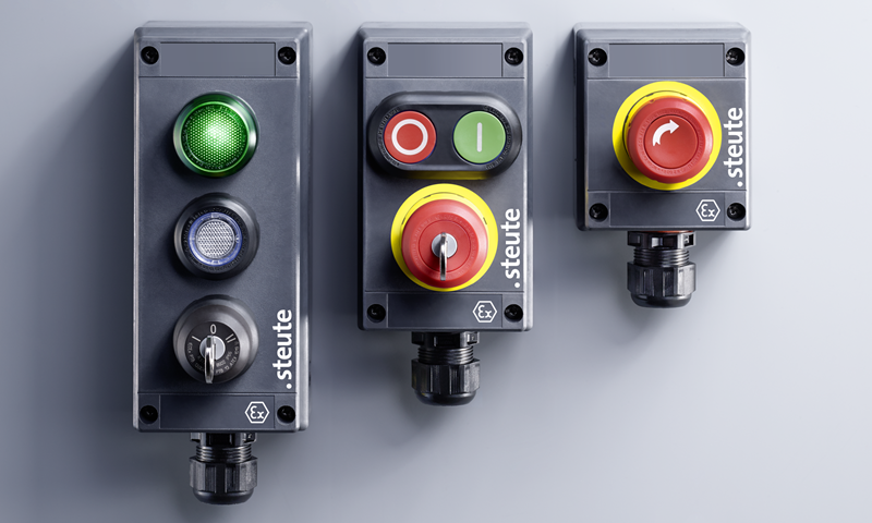 Human-Machine Interface for Adverse Ambient Conditions / Ex Command Devices with Extended Temperature Range