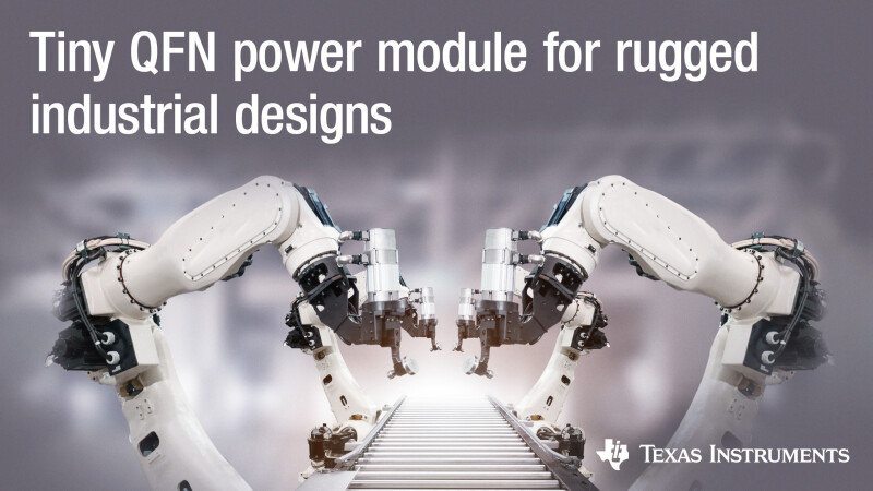 Smallest 36-V, 4-A power module cuts solution size by 30%