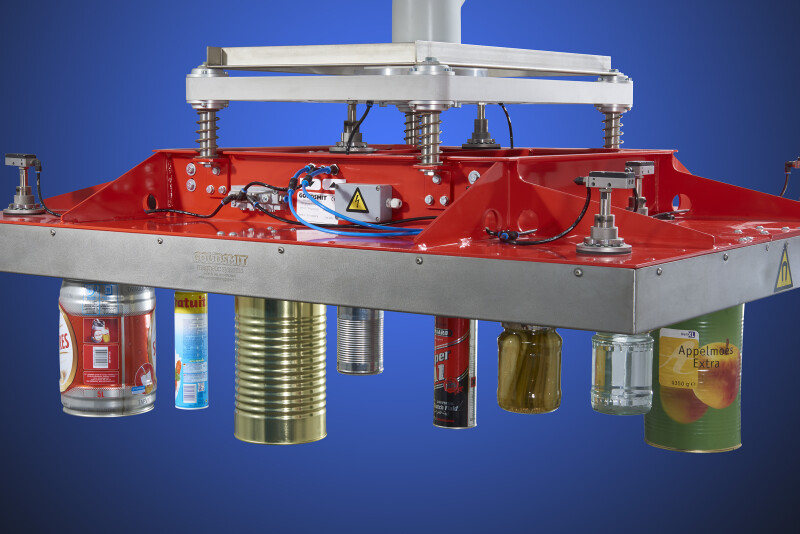 Modular magnetic palletizer saves extra robot