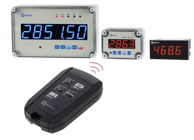 The new industrial remote control SIR-25 designed for Simex devices configuration is available now for sale