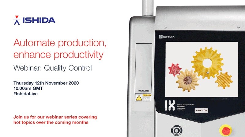 Ishida Webinar to highlight quality control best practice