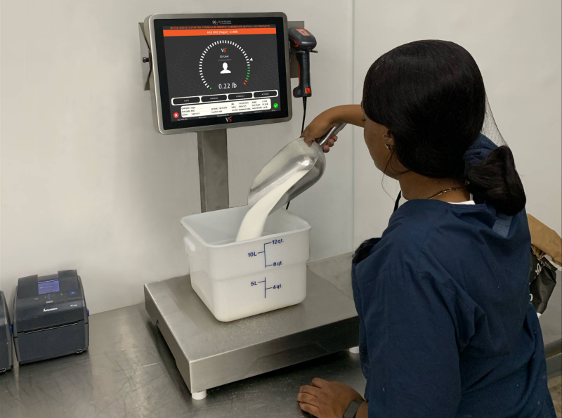 Cotton Blues Cheesecake Implements SG Systems V5 Traceability