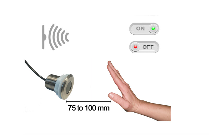Infrared Switching for High-Hygiene Dispensing and Actuating Tasks