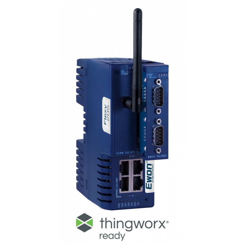 Ewon Flexy from HMS Networks Achieves ThingWorx Ready Status