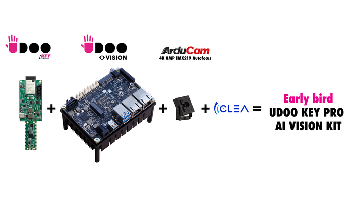 Discover the Brand New Early Bird UDOO KEY PRO AI VISION KIT