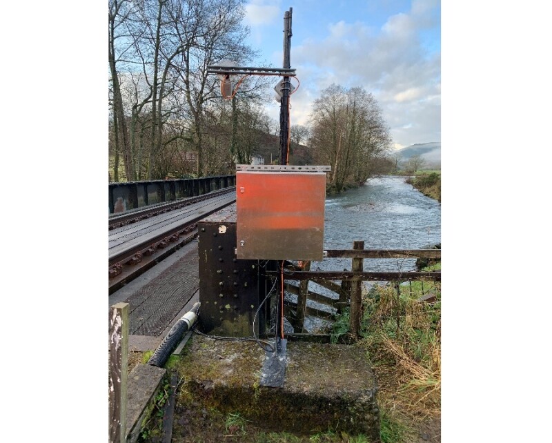 Monitoring Railway Bridge for Flood Warning
