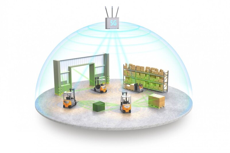 Superfast Data Networks for the Intralogistics Scenarios of the Future