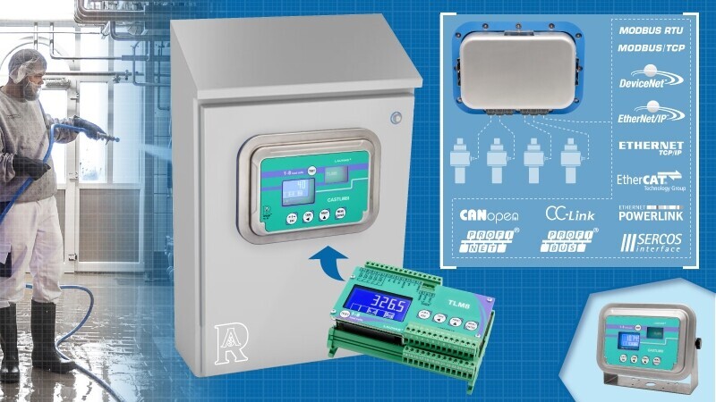 Laumas CASTLM8I 3A: New Hygienic Stainless Steel Multichannel Transmitter