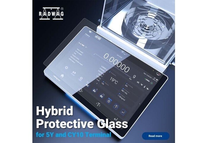 New Hybrid Protective Glass for RADWAG 5Y and CY10 Terminal