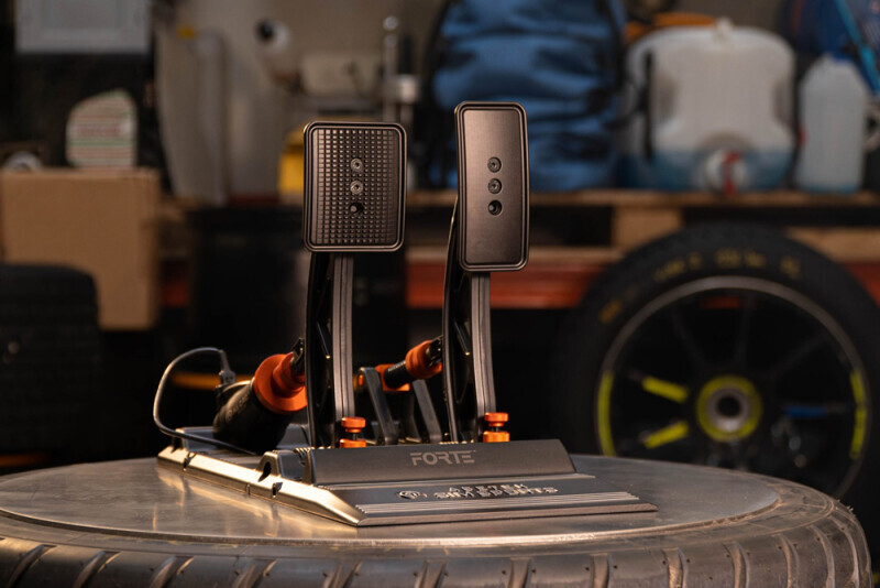 Introducing Asetek Forte® Load Cell Pedals for Sim Racing