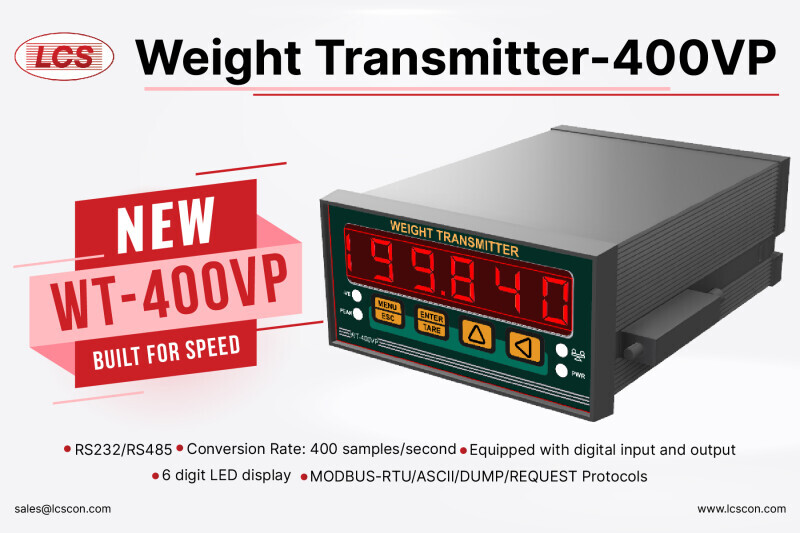 Unleash the Viper: WT-400VP by LCS Controls, Weight transmitter built for speed