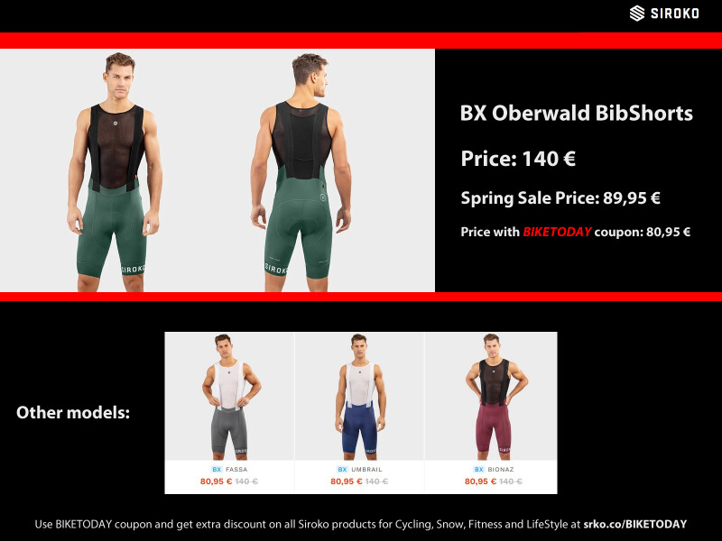 Cycling Bib Shorts Siroko BX Oberwald