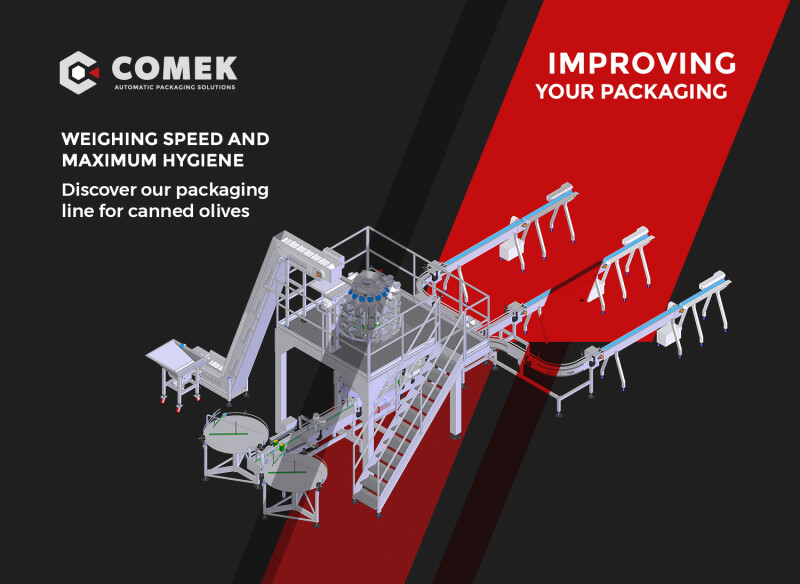 Make canned olive packing more accurate and fast with Comek