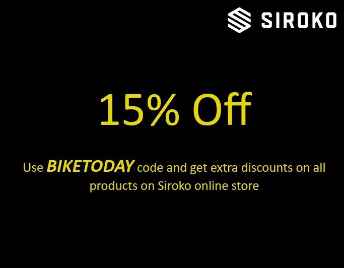 Extra 15% Discount on all Siroko products for Cycling, Snow, Fitness and LifeStyle!