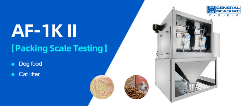 General Measure Packing machine AF-1K II Test for Pet Industry