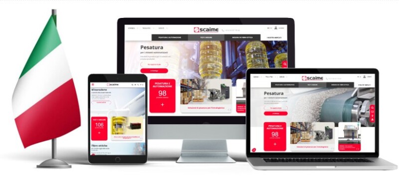 SCAIME website now in Italian