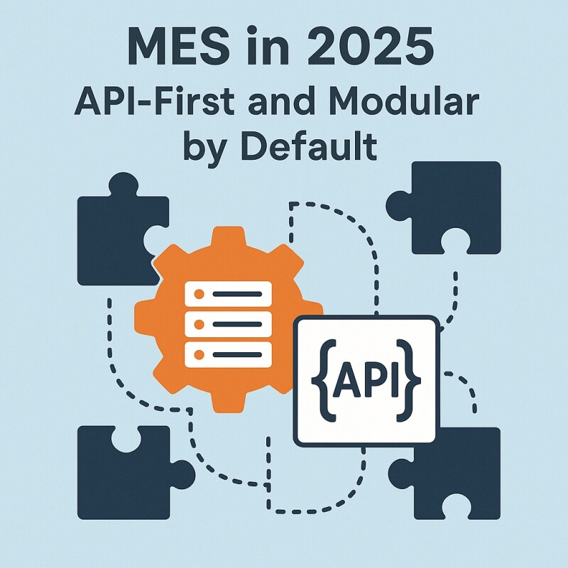 MES in 2025: API-First and Modular by Default