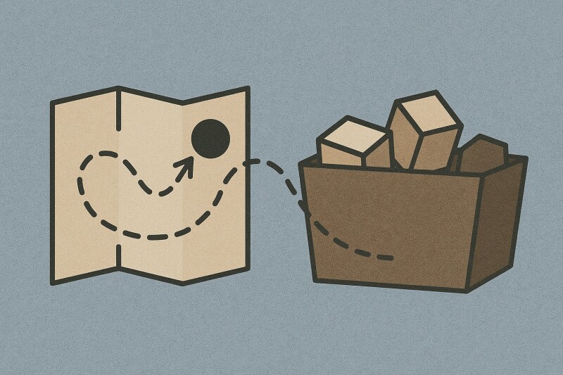 Path Planning for Random Bins: Practical Tips