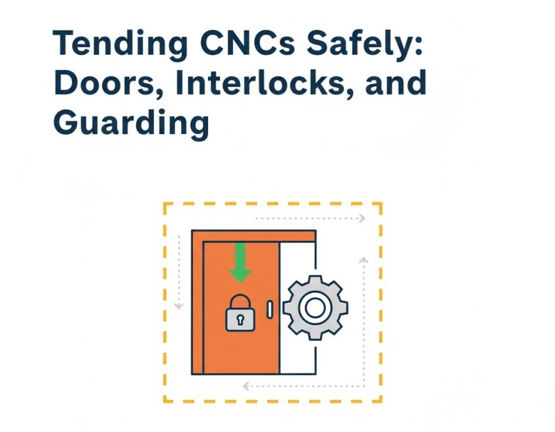 Tending CNCs Safely: Doors, Interlocks, and Guarding
