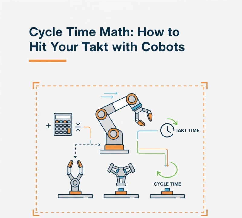 Cycle Time Math: How to Hit Your Takt with Cobots