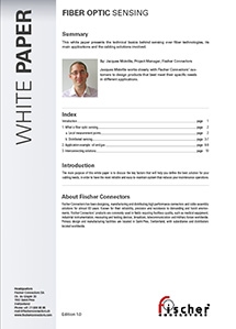 Fiber Optic Sensing – New White Paper from Fischer Connectors