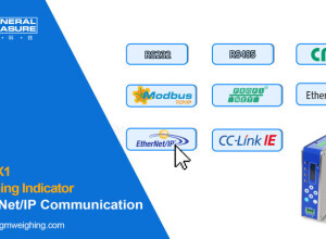 Weighing Indicator General Measure GMT-X1 Communication with an Omron PLC via EtherNet/IP