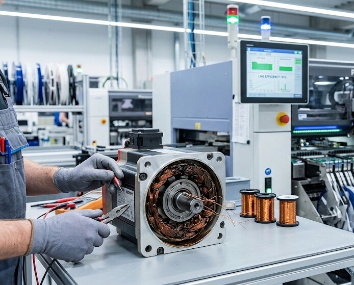 The Case for Rewinding Specialized Servo Motors in High Speed Pick-and-Place Lines