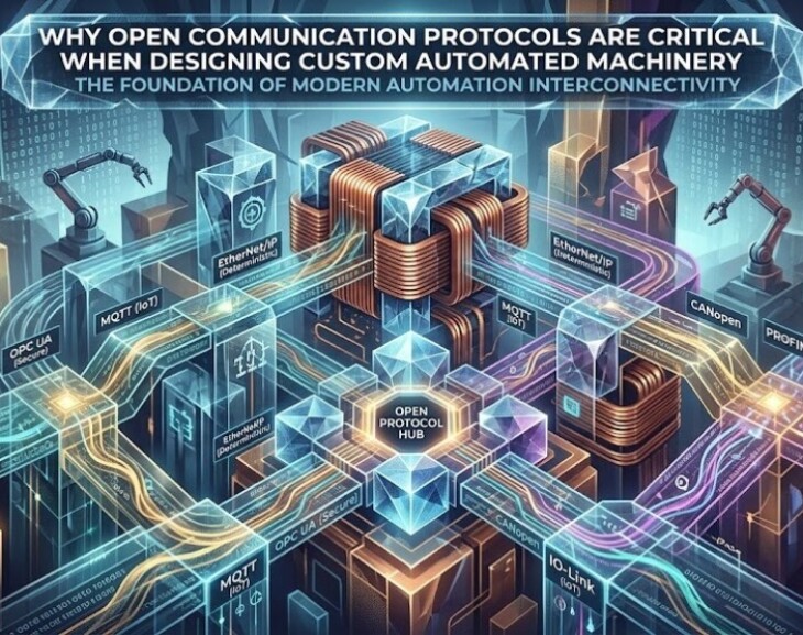 Why Open Communication Protocols Are Critical When Designing Custom Automated Machinery