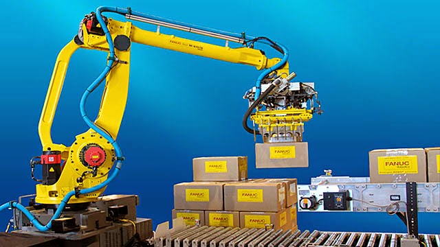 New FANUC M-410iB/140H Palletizing Robot