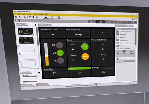 New web-based visualisation software PASvisu by Pilz - Your automation at a glance